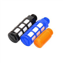 Plastic Air Silencer Pneumatic Muffler for Misting Pump Noise Reduction Filter 1/8'1/2' Male Thread