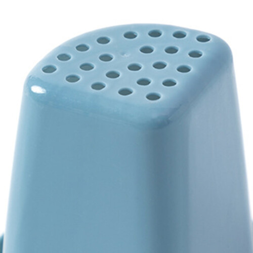 Blue Plastic Dish Drying Rack with Fast Drainage & Detachable Base