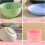 Wheat Straw Dinnerware Set for 4, 16Piece Unbreakable Microwave Dishwasher Safe Colorful Tableware 2