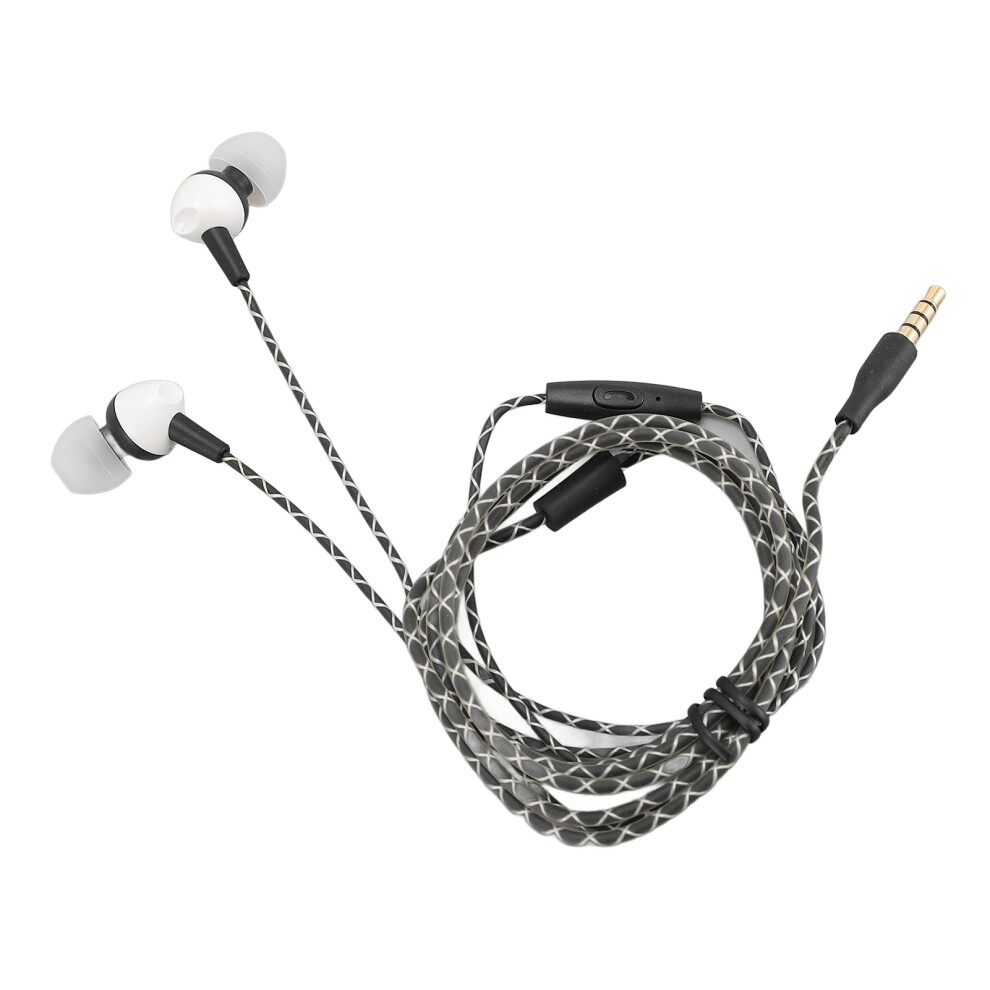 Wired Earbuds With Mic, Hd Stereo, Noise Reduction, 3.5Mm Jack, White 9331383661337
