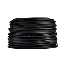 12 AWG Solar PV Cable 5m Black PVC Insulated Wire for PV Systems Easy Polarity Identification