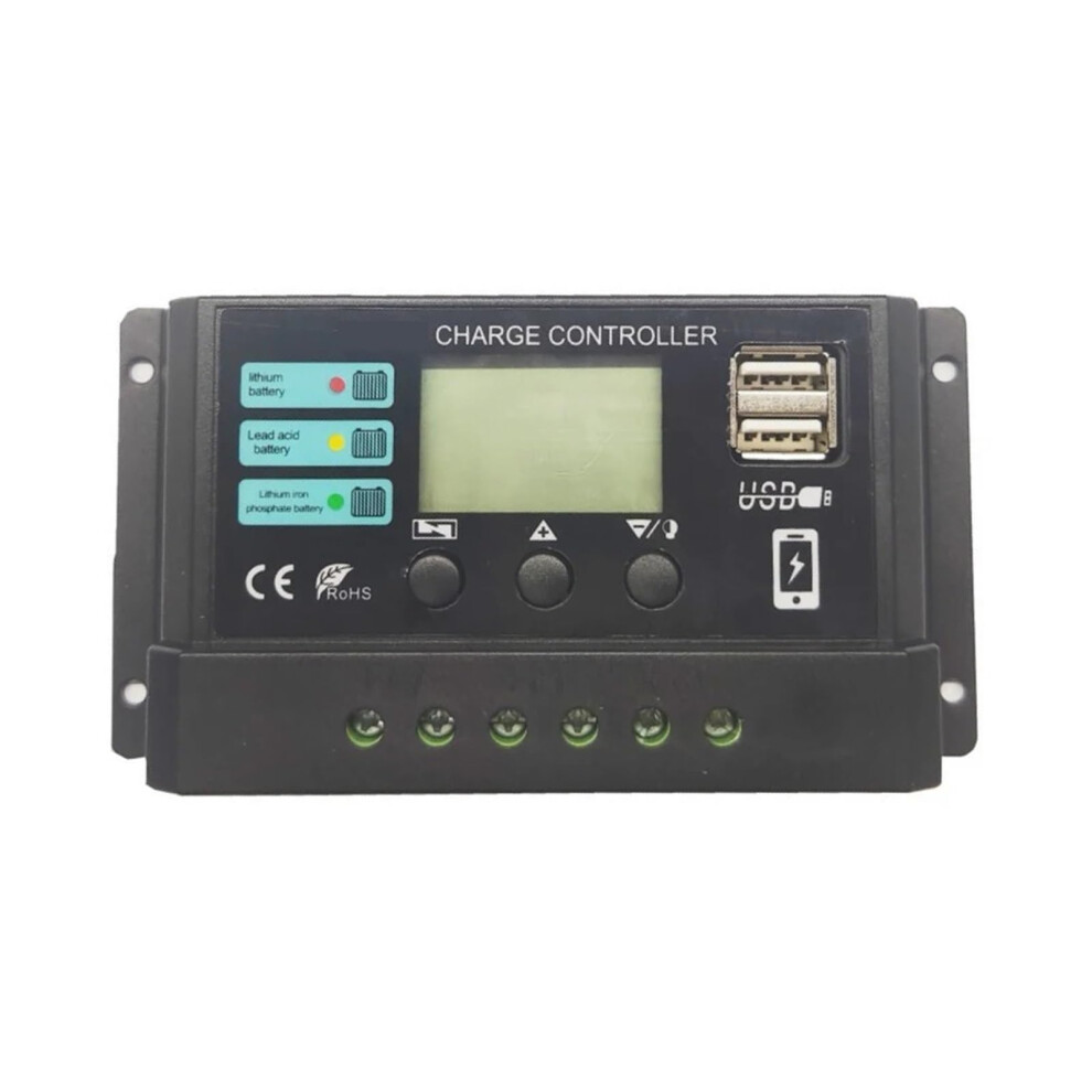 30A Mppt Solar Charge Controller 12V 24V Waterproof Fast Charging For Rv Boat Off Grid Battery 9169991792828