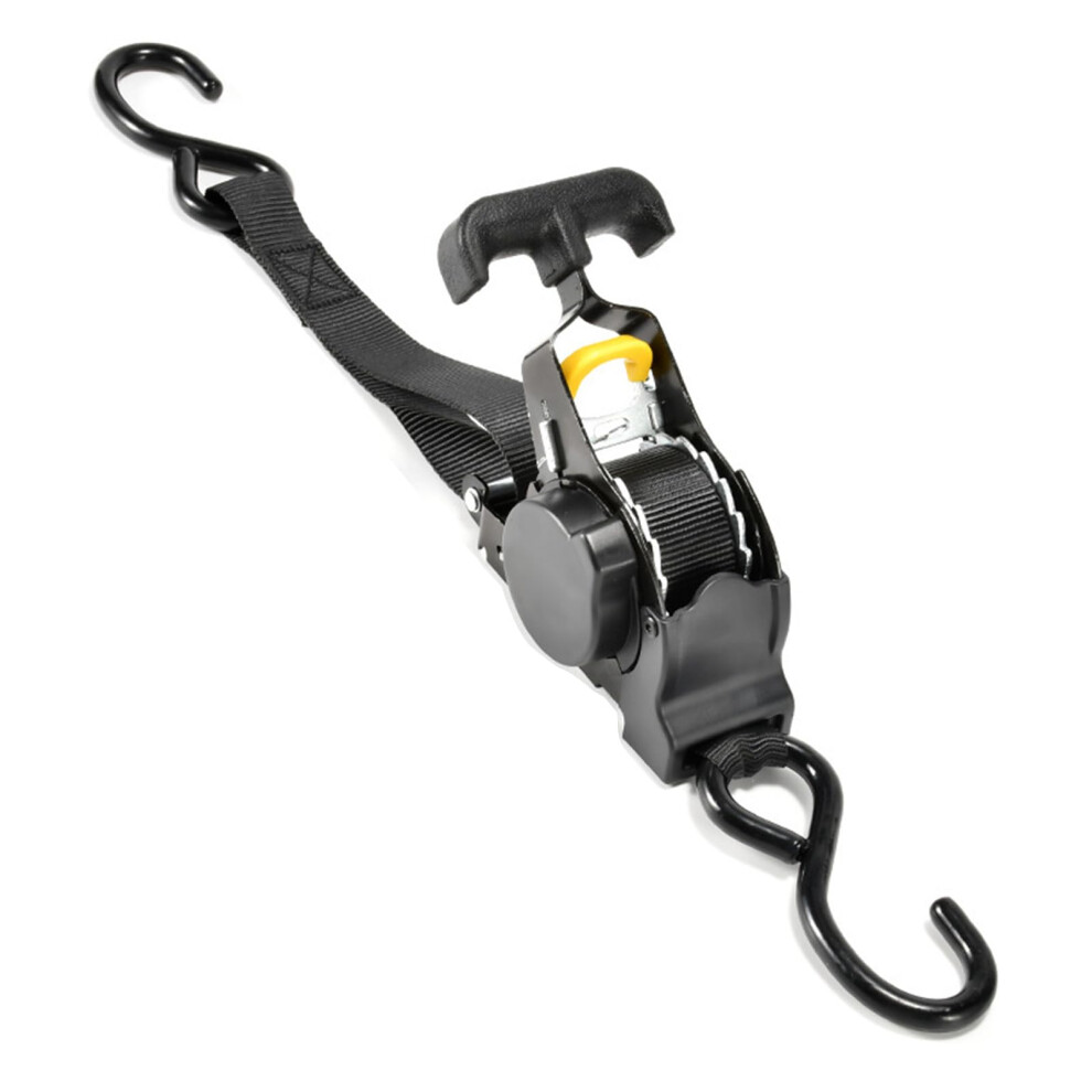 Retractable Ratchet Strap With Automatic Retraction For Motorcycle Cargo And Adjustable 330Cm Tie Down 9053599232667