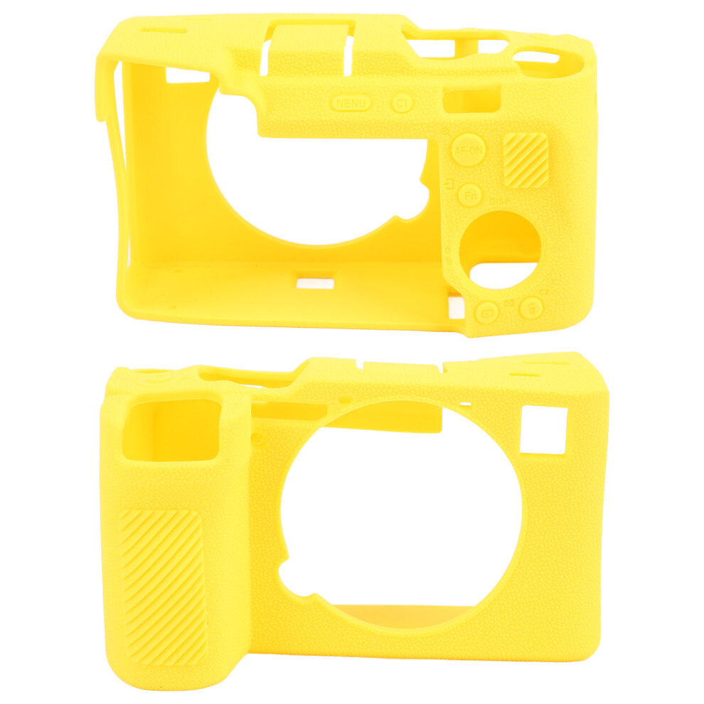 Soft Silicone Camera Cover For A7cii/A7cr, Shock Absorption, Yellow 8761383662682