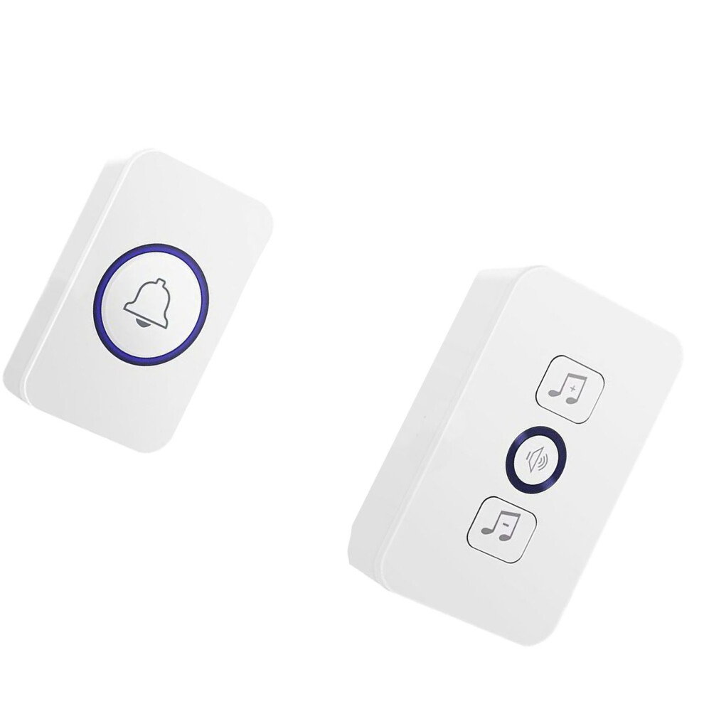 Wireless Caregiver Pager System Call Bell For Elderly & Disabled Â 1 Transmitter + 1 Receiver 9341390165919