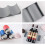 Wine Bottle Rack 4pcs Dark Gray, Stackable SpaceSaving Countertop and Fridge Storage Organizer 4