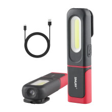 LED Work Light Rechargeable Magnetic with 360 Rotatable Head Stand USB Charging 3 Modes Waterproof Outdoor Workshop