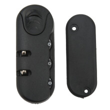 Luggage Lock Keyless 3Digit Resettable Combination Travel Suitcase Lock Zinc Alloy Matte Black