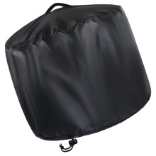 Waterproof Round Fire Pit Cover with Buckles and Drawstring, WindResistant Outdoor Patio Lid