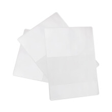 Clear PVC Passport Holder with ID Protector for US Passport and Travel Document Storage
