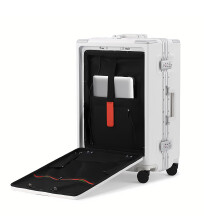 26 Inch Aluminum Frame Luggage Hard Shell Suitcase with Spinner Wheels TSA Lock for Travel