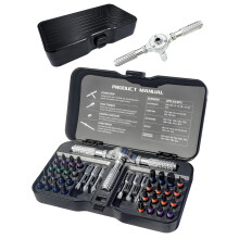 42 in 1 Magnetic Screwdriver Set with Ratchet Handle, Flexible Shaft for Electronics and Furniture