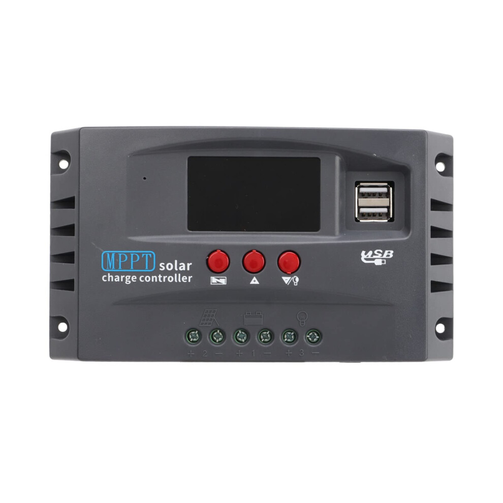 Mppt 10A Solar Charge Controller With Lcd, Smart Auto Voltage Detection For 12V 24V Rv And Home System 9771547099826
