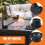 Fire Pit Igniter Kit with Dual Outlets and Ground Wire, Push Button Gas Grill Spark Generator 5