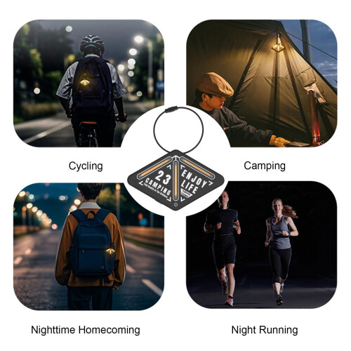 Rechargeable LED Running Light with Adjustable Brightness, Warm White Safety Light for Runners 1