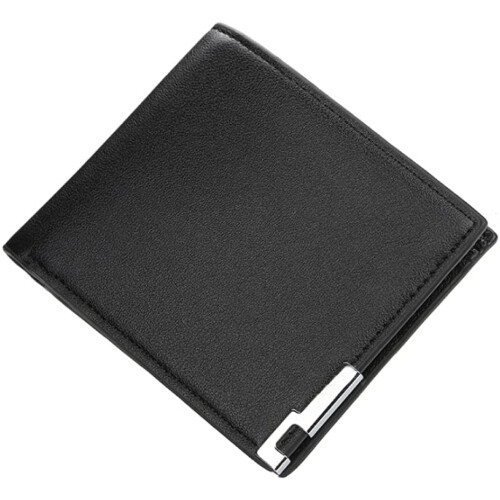 Leather Passport Holder Wallet Slim Durable Travel Organizer with MultiPockets 02 Black
