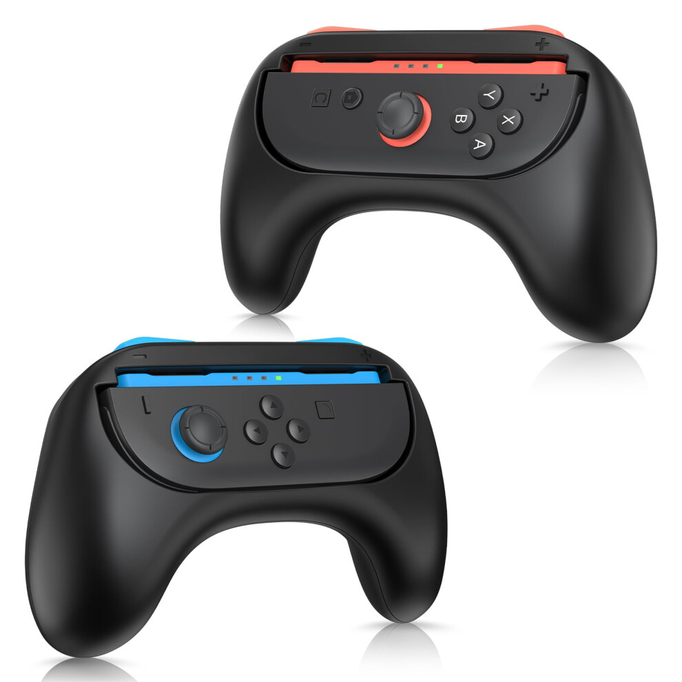 Joycon Grip 2 Pack Ergonomic Comfort Controller Hold For Nintendo Switch 2 9092120636680