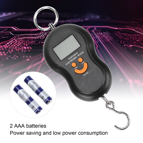 Digital Luggage Scale with Backlit Display, Compact Travel Hanging Weight Checker for Suitcase 2