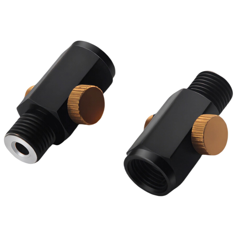 2 Pcs 1/4' Npt Inline Air Flow Regulator Adjustable Pneumatic Pressure Valve For Compressor 9092120636772