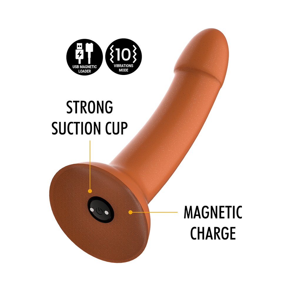 Mythology Fantasy Dildo Bronze Mythology - Rune Royal Dildo M - Vibrator Watchme Wireless Technology Compatible