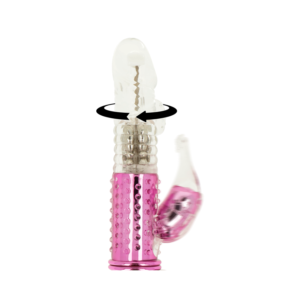 Ohmama - Vibrator With Rotation Function And Clitoris Stimulator
