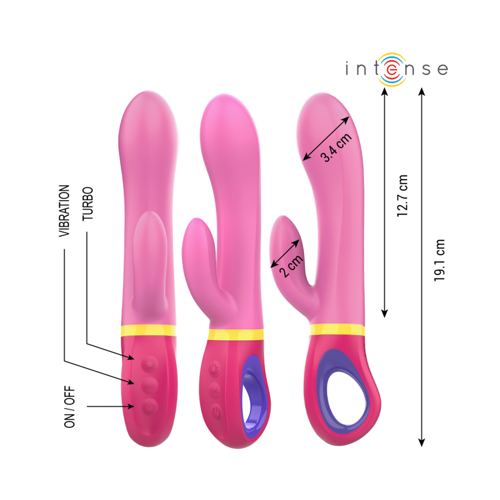 Intense Fun Pink Intense - Daphne Rabbit Vibrator