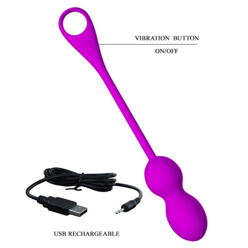 PRETTY LOVE Vibratore Viola 2