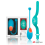 WEARWATCH Vibratore con Telecomando Blu 7