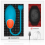 WEARWATCH Vibratore con Telecomando Blu 1