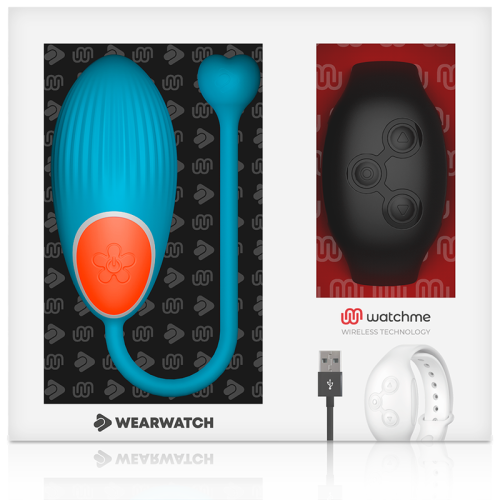 WEARWATCH Vibratore con Telecomando Blu