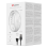 WATCHME Vibratore con Telecomando Bianco 5