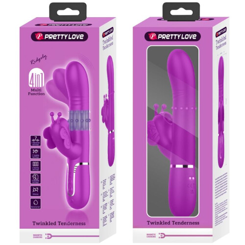 PRETTY LOVE Vibratore Rabbit Fucsia 1