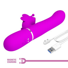 PRETTY LOVE Vibratore Rabbit Fucsia