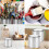 16 Pack Empty Paint Cans with Lids, 0.4 Pint Metal Containers, LeakProof MultiPurpose Storage 4