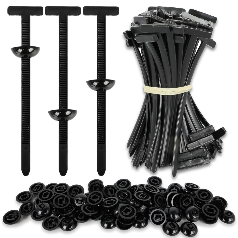 200Pcs Heavy Duty Nylon Cable Ties Uv Resistant Selflocking Zip Ties For Automotive And Home Use 9169991853161