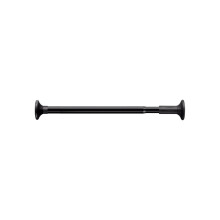 Adjustable Carbon Steel Shower Curtain Rod 5080cm RustResistant Telescopic for Bathroom or Wardrobe