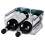 Wine Bottle Rack Stackable Clear Plastic Holder for 2 Bottles Kitchen Counter or Fridge Storage 1