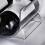 Wine Bottle Rack Stackable Clear Plastic Holder for 2 Bottles Kitchen Counter or Fridge Storage 4