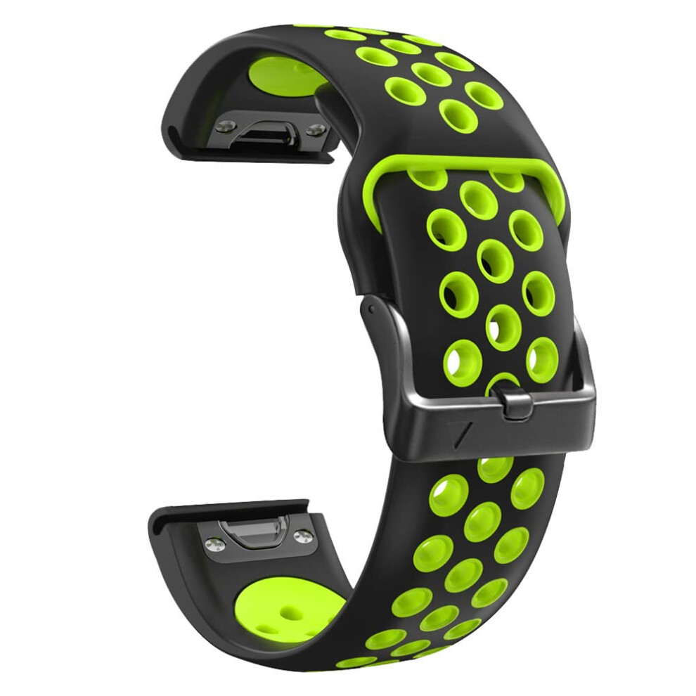 Silicone Quickfit Watch Strap 22Mm 26Mm Adjustable Comfort For Garmin Fenix And Forerunner 935 945 9053599234685