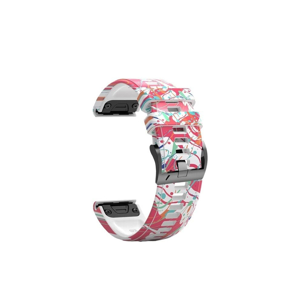Quick Release Silicone Watch Band Strap For Garmin Fenix 7 7X 5 5X 6 6X Pro Epix 935 9053599234524