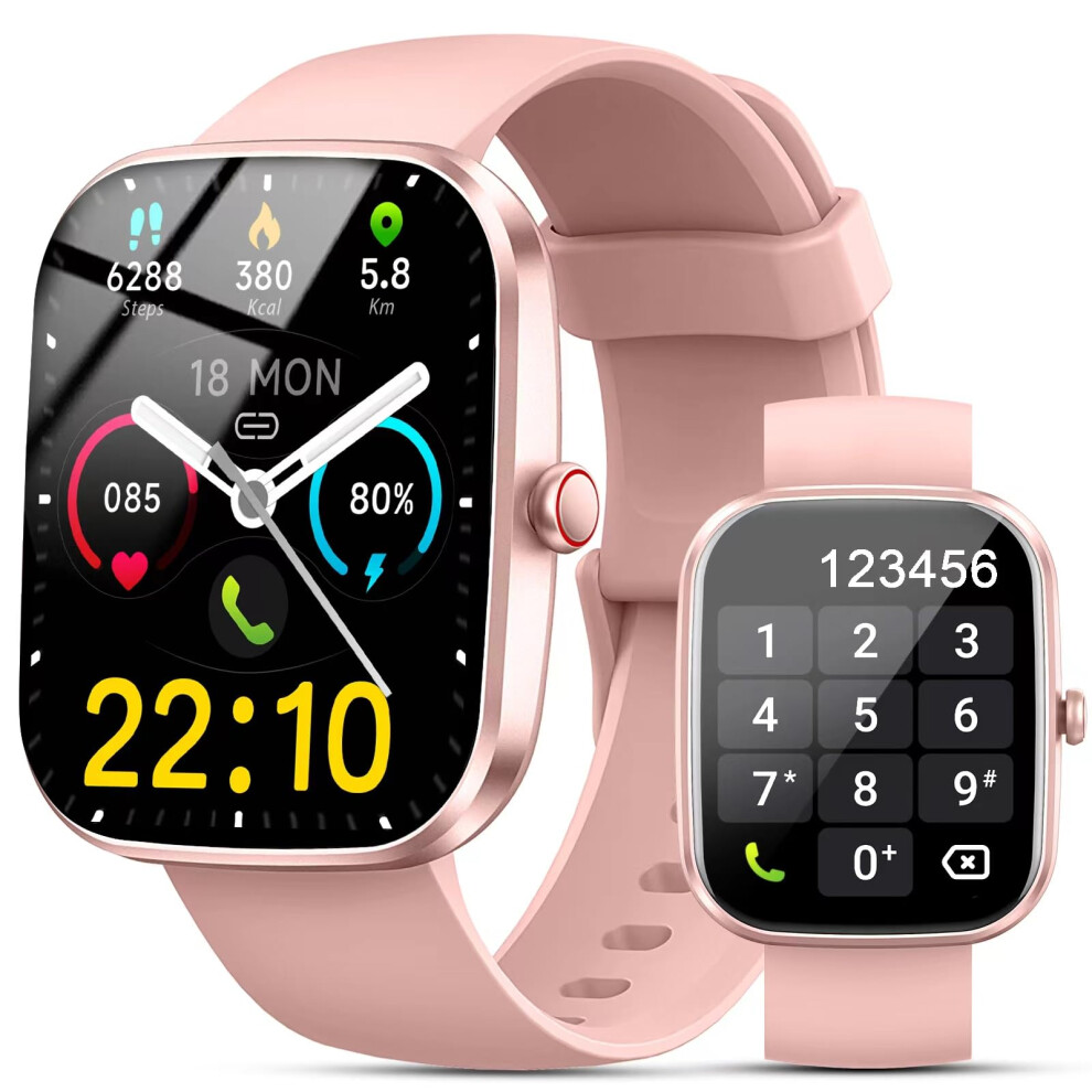 Bluetooth Calling Smartwatch 1.91' Hd Display Ip68 Waterproof Fitness Tracker For Android Ios 9174973749356