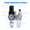 Wasser-Öl-Separator, Filter, Regler G1/4 | 500L/min, 0,05-0,85MPa 2
