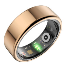Bluetooth Smart Ring with Music Control, Sleep and Temperature Tracking, IP68 Waterproof 9#
