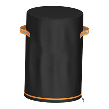 Outdoor Fire Pit Cover Weatherproof Oxford Fabric, Heavy Duty Patio Heater Cover with Secure Fit