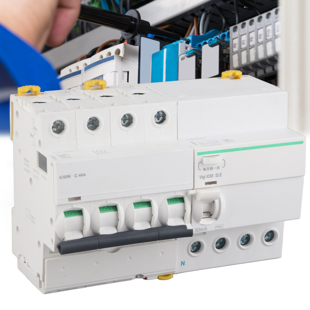 Miniature Circuit Breaker Pa66 4P N With Leakage Protection 16A 400V 7641390166278