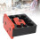 Adjustable 8Hole Aluminum Dowel Jig Woodworking Dowel Maker with Replaceable Carbide Cutting Edges 4