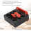 Adjustable 8Hole Aluminum Dowel Jig Woodworking Dowel Maker with Replaceable Carbide Cutting Edges 5