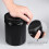 1000ml Plastic Paint Pail with Secure Seal Lid, Stackable Reusable Storage Container, Black 2pcs 4