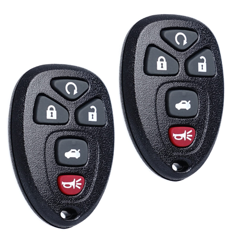 Key Fob Replacement With Remote Start For Chevy Impala, Cadillac Dts, Buick Lucerne, Monte Carlo Set Of 2 9455672156479