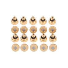Brass Misting Nozzles 0.4mm UltraFine Spray for Outdoor Cooling and Garden Irrigation